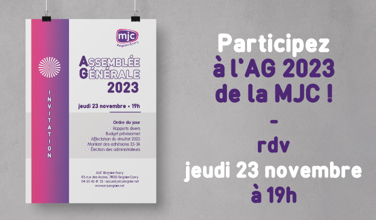 Participez à l’AG 2023 !