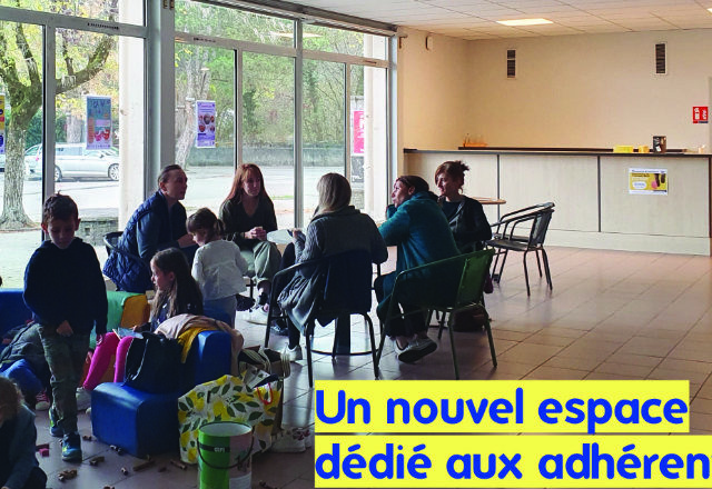 Un nouvel espace dédié aux adhérents