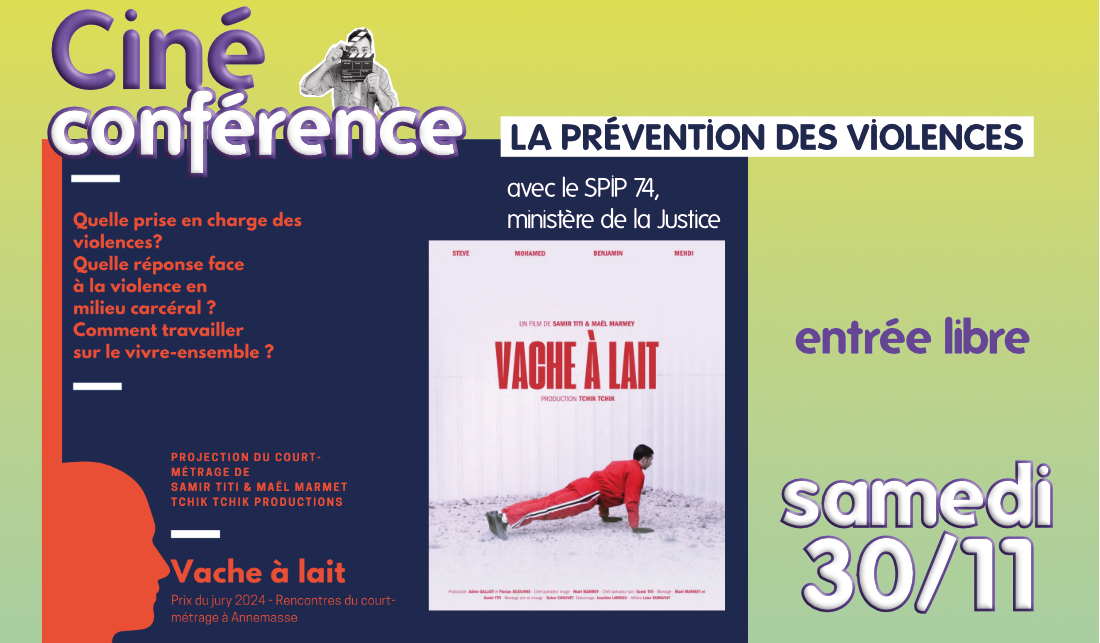 Ciné-conférence « Vache à lait » – Prévention des violences