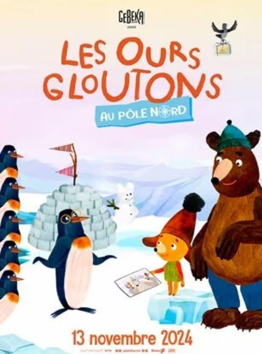 CINÉMA très jeune public « Les ours gloutons au pôle nord »