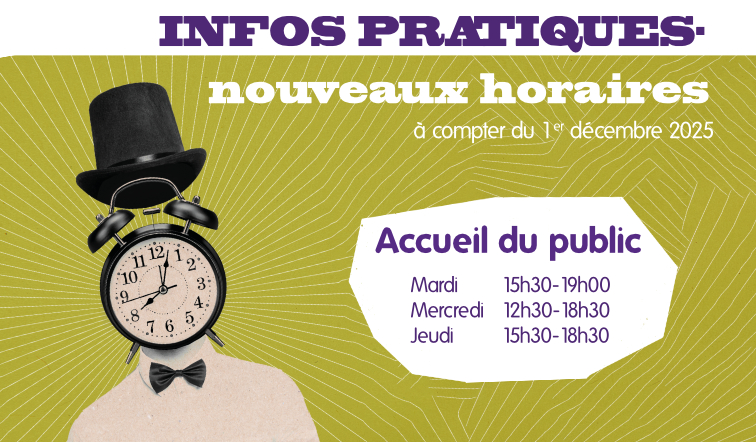 Accueil MJC : nouveaux horaires